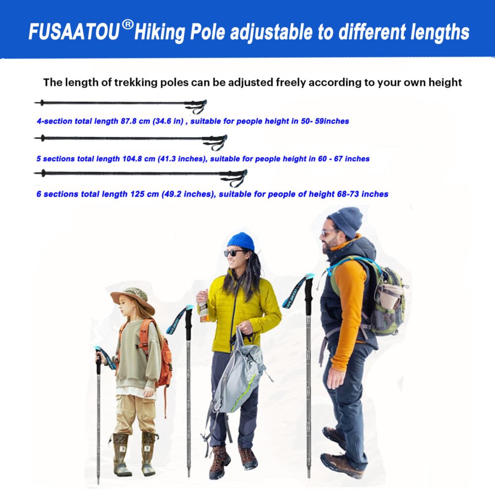 Trekking Pole Multi Tactical Hiking Stick - Image 6