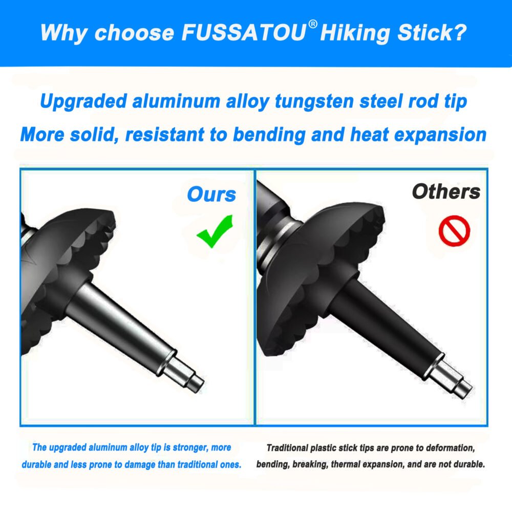 Trekking Pole Multi Tactical Hiking Stick - Image 4