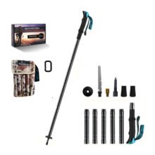 Tactical Trekking Pole Multi-tool Metal Hiking Stick