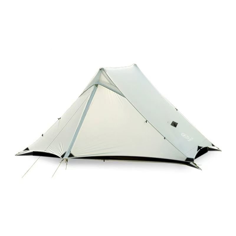 Aricxi Double-Layer Widened Pyramid Ultralight Tent for Outdoor Camping (15D Silicone Coated for Rain Protection)