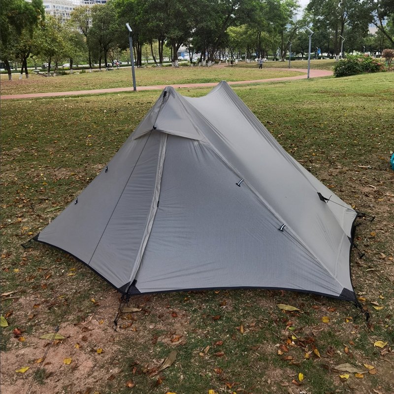 Aricxi Double-Layer Widened Pyramid Ultralight Tent for Outdoor Camping (15D Silicone Coated for Rain Protection) - Image 4