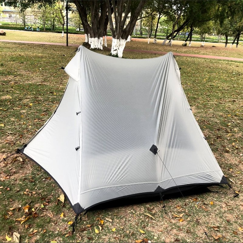 Aricxi Double-Layer Widened Pyramid Ultralight Tent for Outdoor Camping (15D Silicone Coated for Rain Protection) - Image 3
