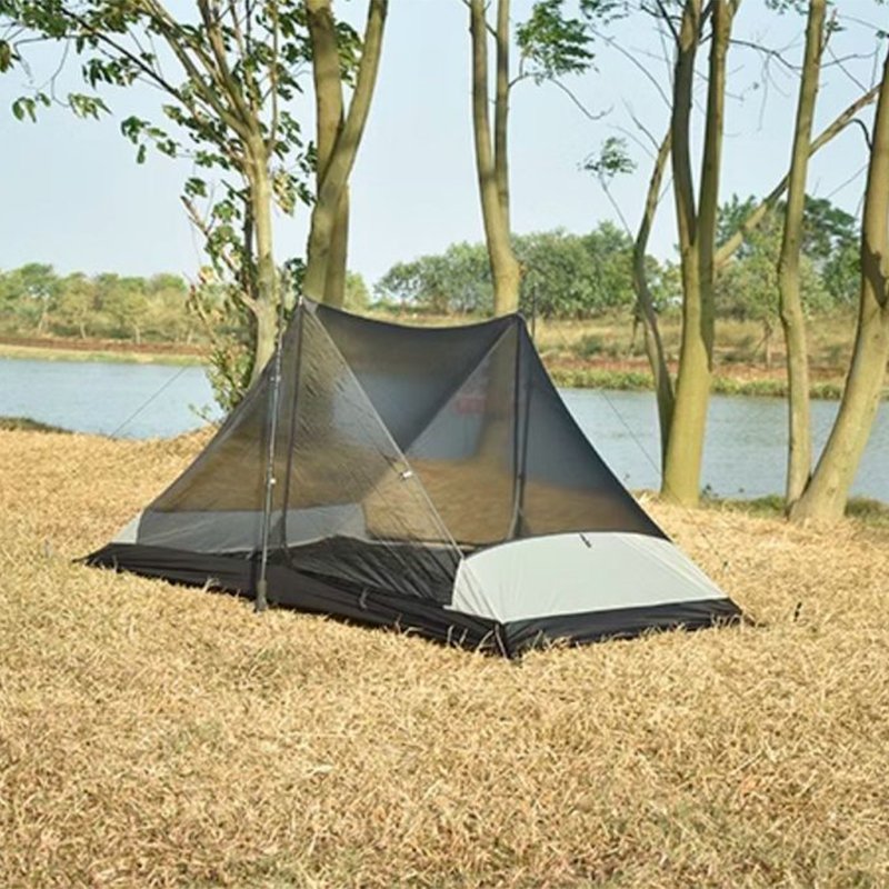 Aricxi Double-Layer Widened Pyramid Ultralight Tent for Outdoor Camping (15D Silicone Coated for Rain Protection) - Image 2