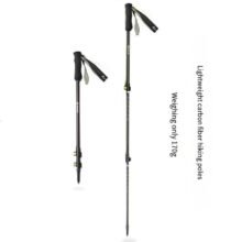 Aricxi Ultralight Carbon Fiber Trekking Poles, Telescopic Carbon Fiber Walking Sticks, Outdoor Hiking and Climbing Gear