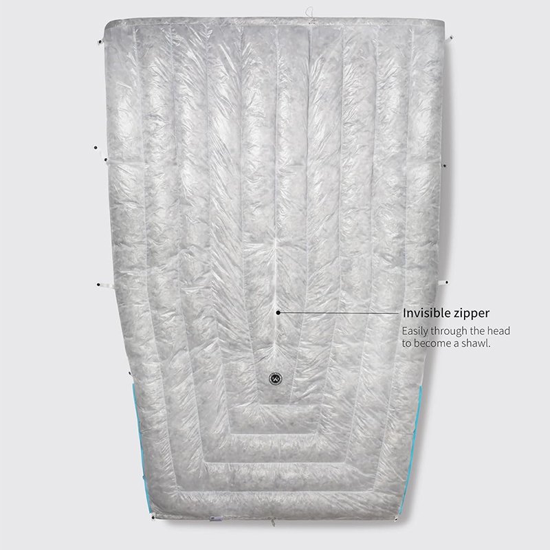 Tiny PRO Wearable fp800 Down Sleeping Top Quilt -8℃ / 18° F - Image 6