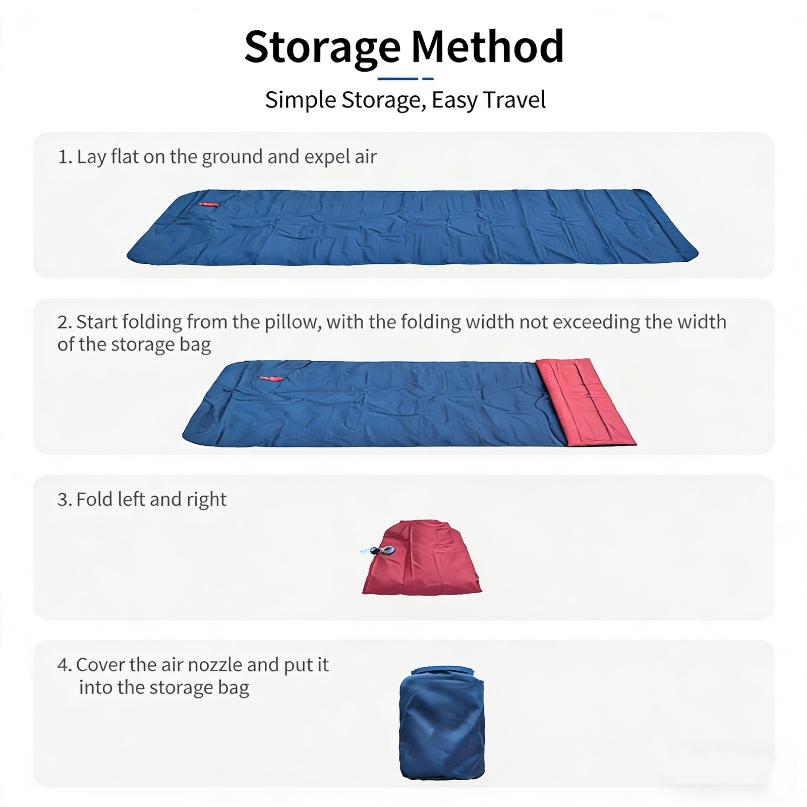 Portable Inflatable mattress Outdoor widened moisture-proof - Image 5